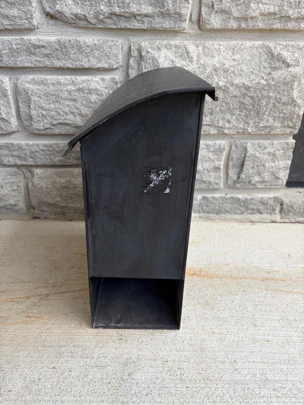 Old Black Post Mailbox - Picture 3 of 5
